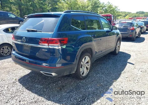 2021 Volkswagen Atlas 2.0T Se W/Technology из США, поврежденный, VIN 1V2KP2CA4MC524274